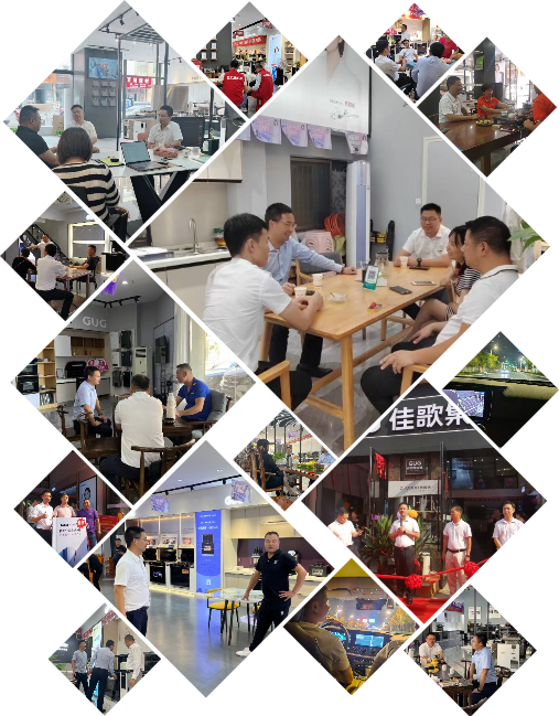 佳歌集團(tuán)總裁袁海濱一行走訪一線終端市場考察！